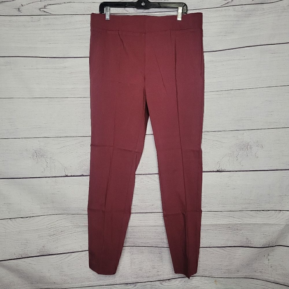 ‎Women's Casual Skinny Mid Rise Slacks